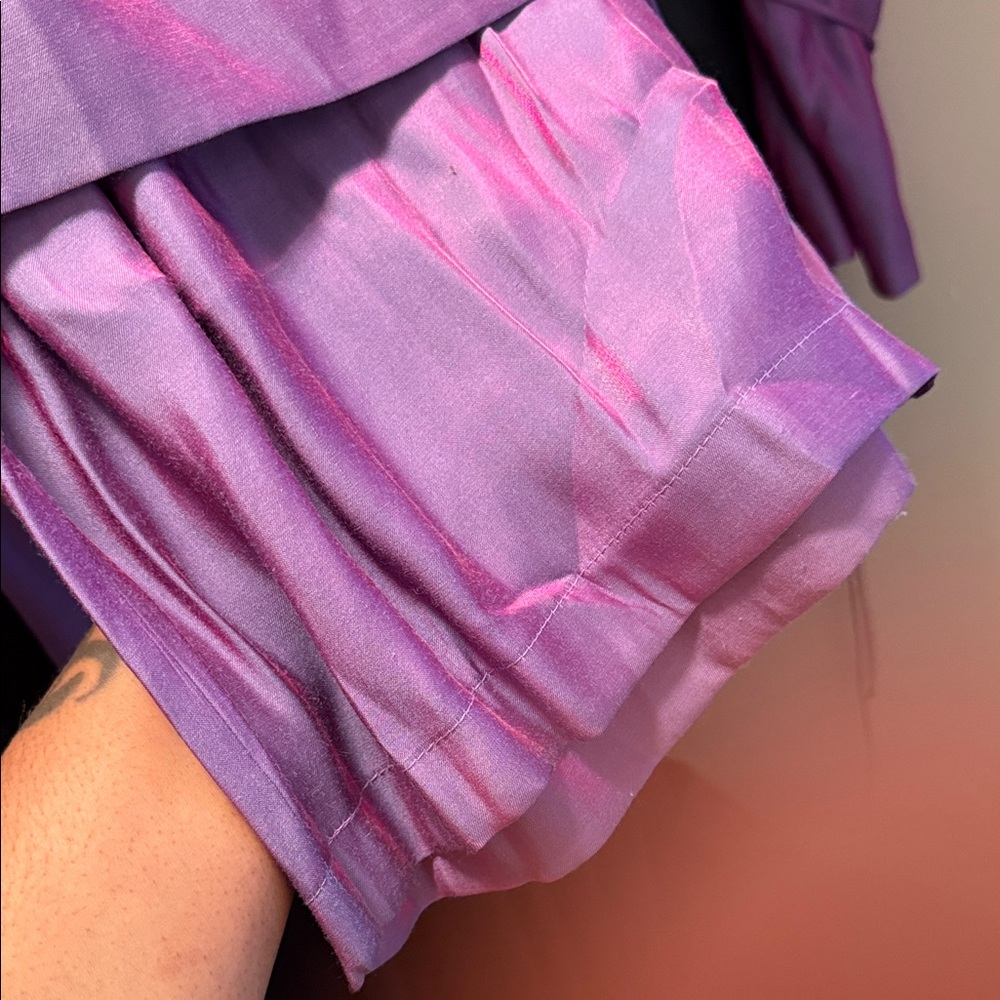 Purple Button-Up Blouse - Picture 5 of 5